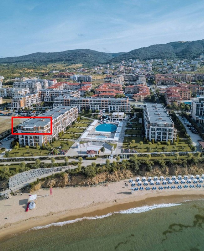 Люкс апартамент 3+1 на первой линии моря, Святой Влас