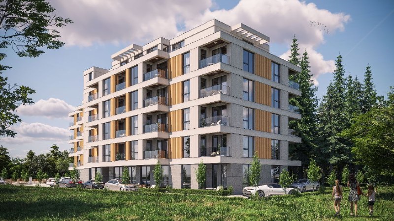 Квартира 64,2 м² на 3 этаже, Солнечный берег