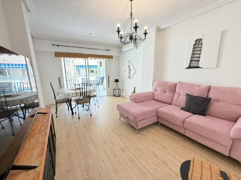 Квартира 2 спальни в Торревьеха, 50м от пляжа Del Cura
