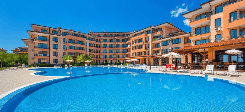 2-комнатная квартира в Star Dreams, Свети Влас, 150м до пляжа