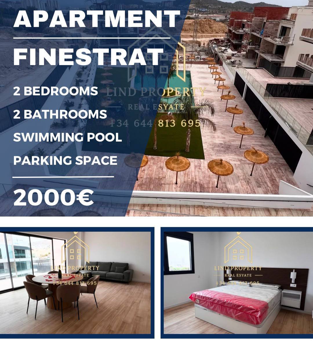 2-комнатная квартира в Финестрате, аренда